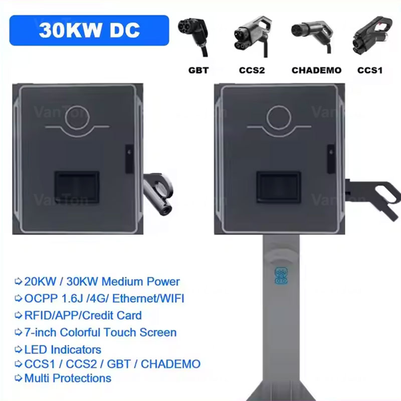 30KW Mobile DC EV Charging Station