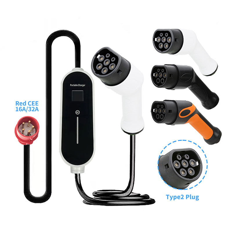 Loại 2 Bộ sạc EV di động 3Phase